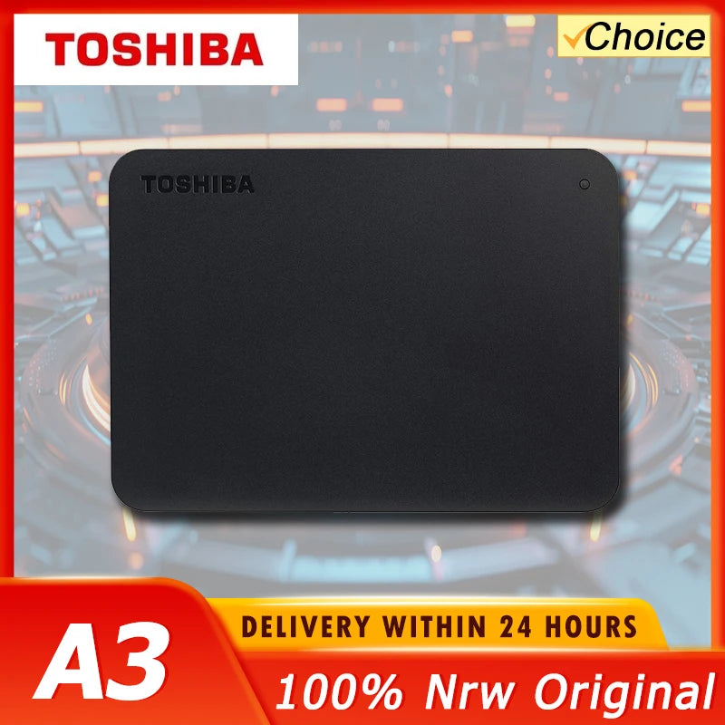 Toshiba A3 HDTB420XK3AA Canvio Basics 500GB 1TB Portable External Hard Drive