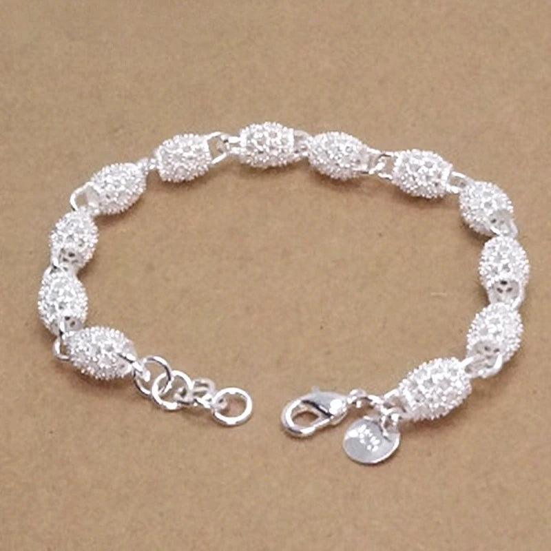 925 Silver Hollow Bell Bangle