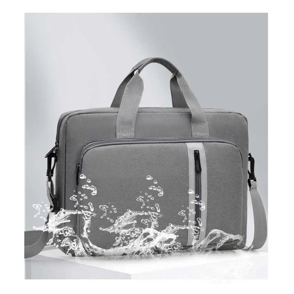 3-in-1 Waterproof Laptop Briefcase - 15.6 Inch Shockproof Computer Bag for Men Women  Tote & Messenger
