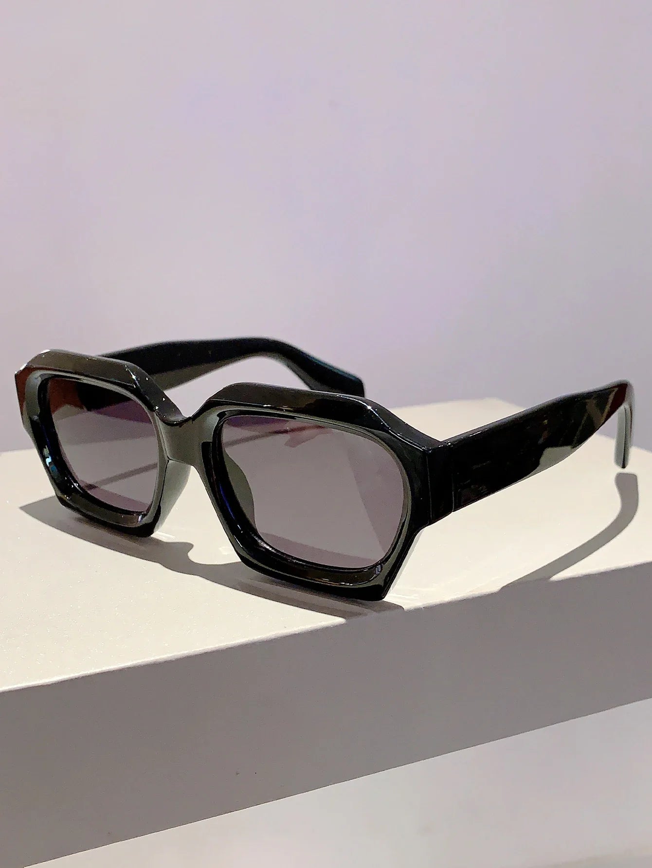 Oversized Square Women’s Sunglasses - Vintage Thick Frame - UV400 Protection