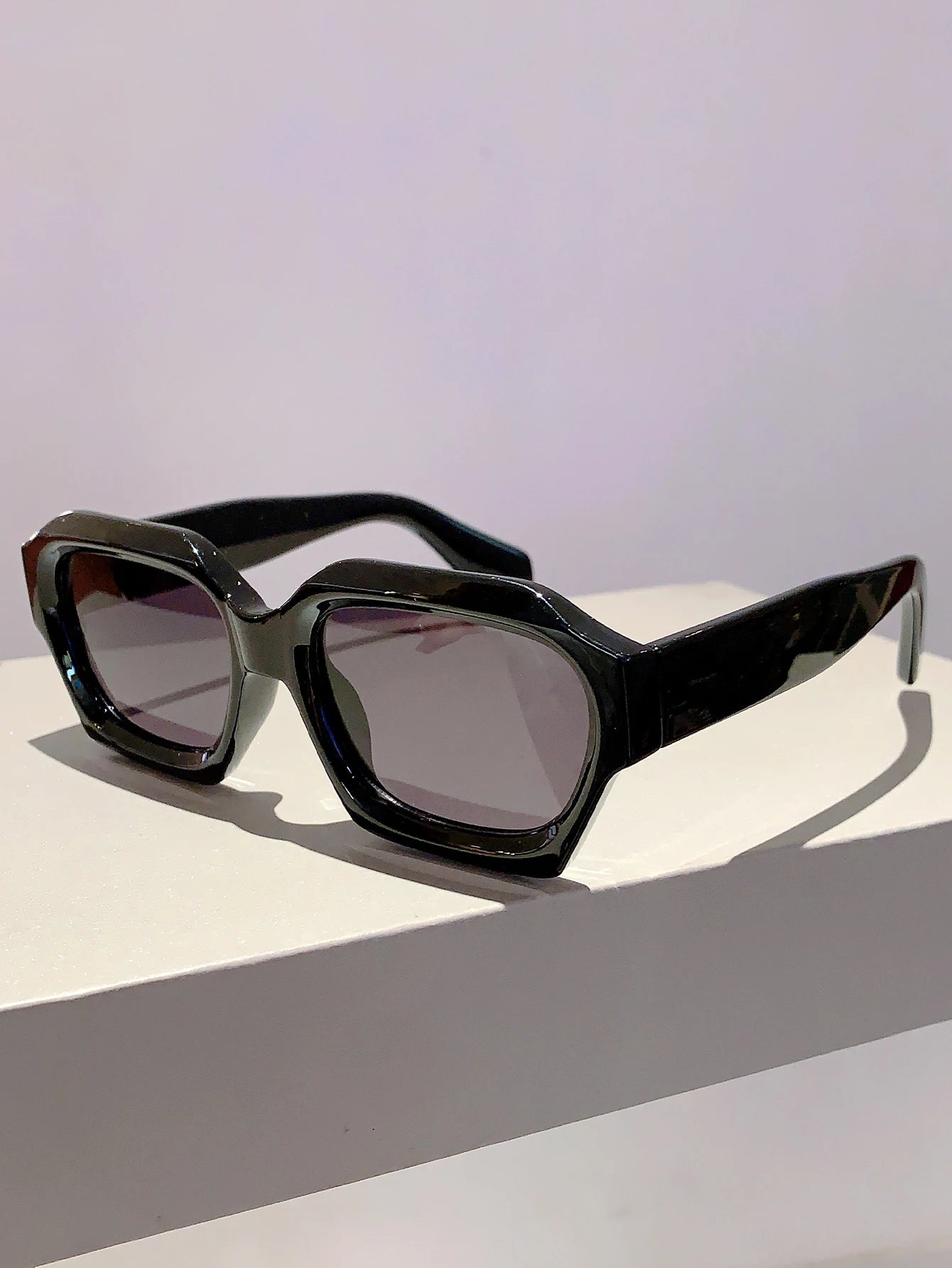 Oversized Square Women’s Sunglasses - Vintage Thick Frame - UV400 Protection