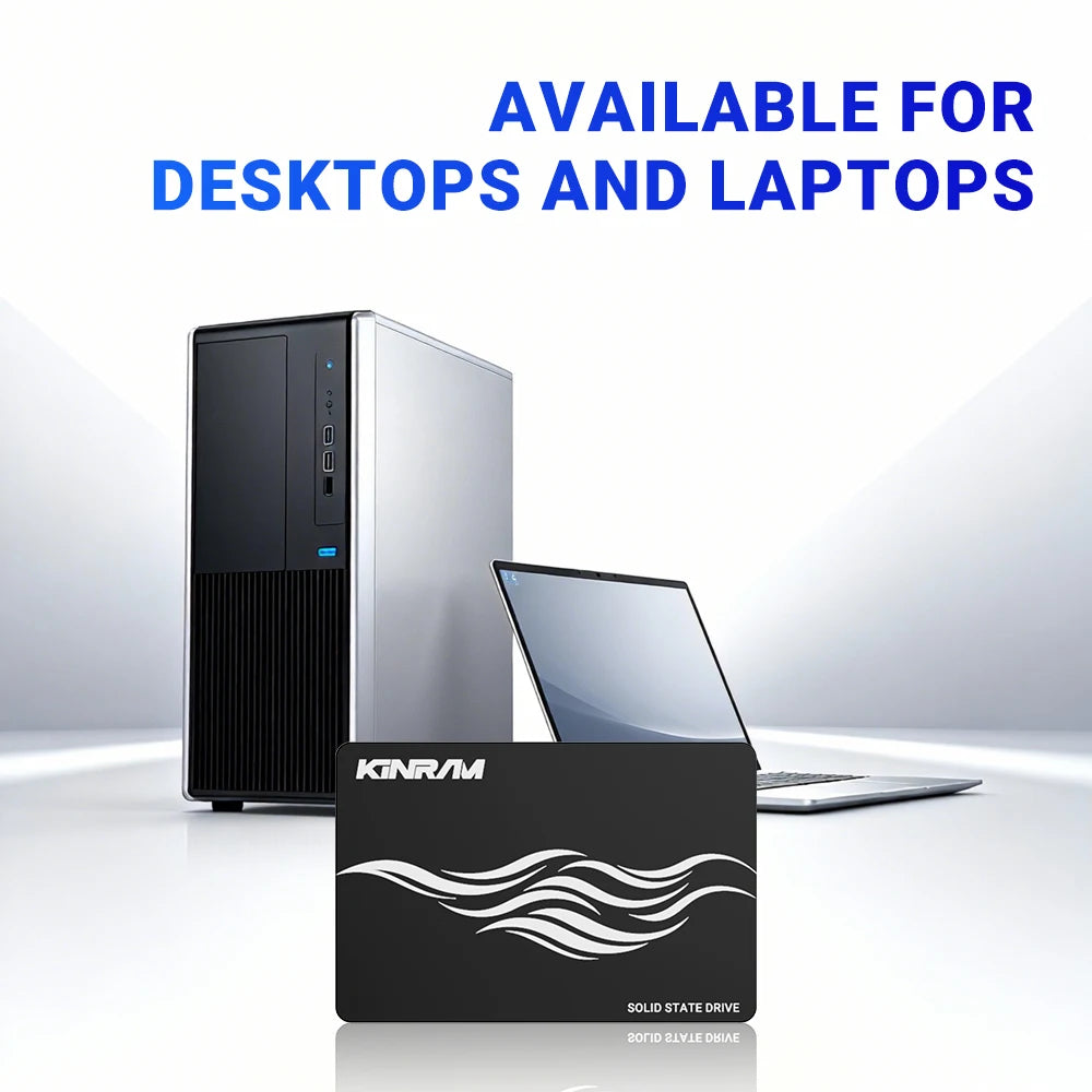 KinRam 2.5" SATA3 SSD 120GB 128GB 240GB 256GB 512GB 1TB SATA 3 Internal Solid State Drive 1TB 500GB Hard Disk For Desktop Laptop
