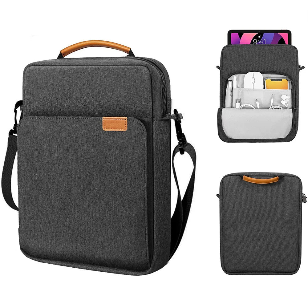 Shoulder Bag for MacBook Air 13 Case M4 M3 M2 M1 13.6 inch Laptop Bag for iPad Air 5 13 Pro 12.9 11 10th A16 S9 8 7 Plus Bag