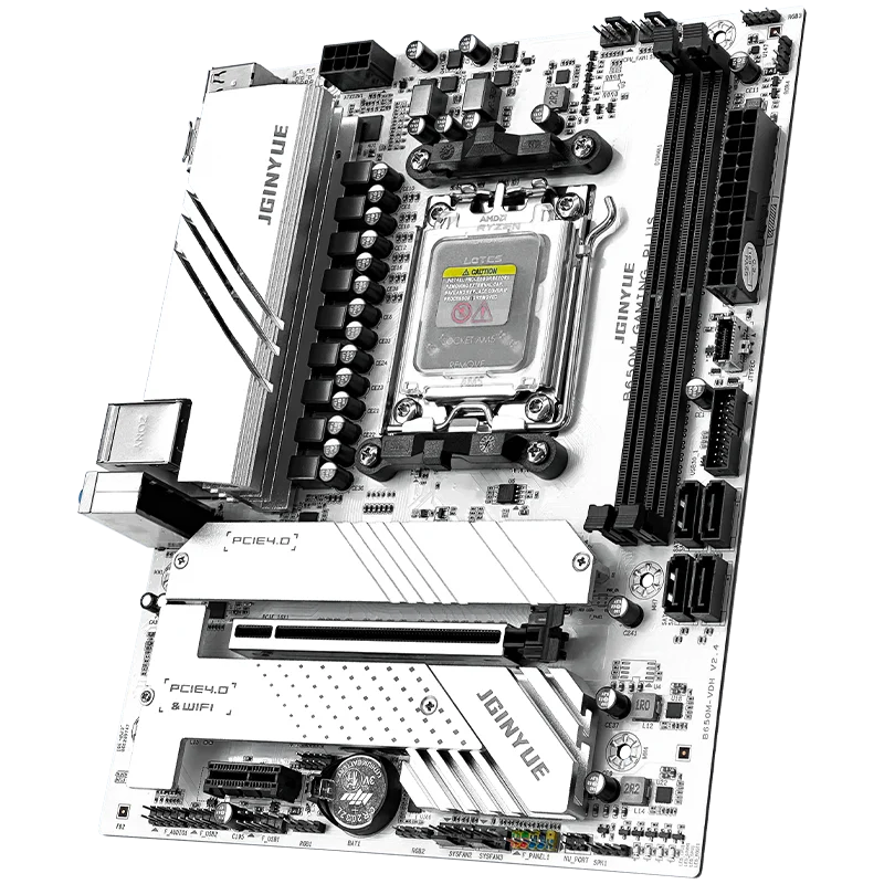 JGINYUE B650 Motherboard support AMD Ryzen 7600X/7700/7500F DDR5 PC desktop AM5 B650M GAMING PLUS AM5 B650