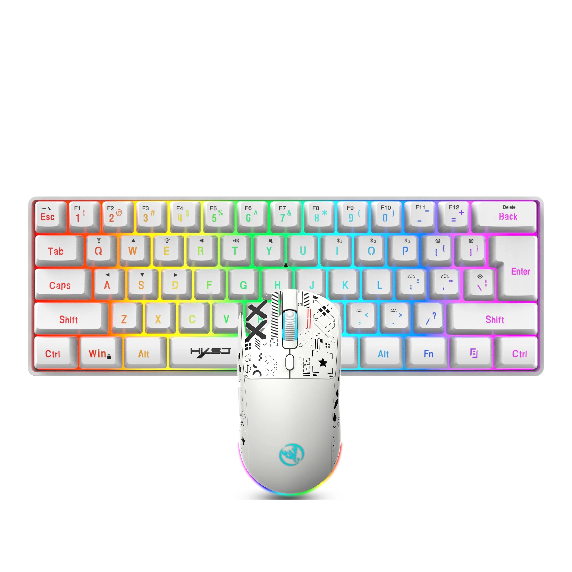 60% Wireless Gaming Keyboard and Mouse Combo