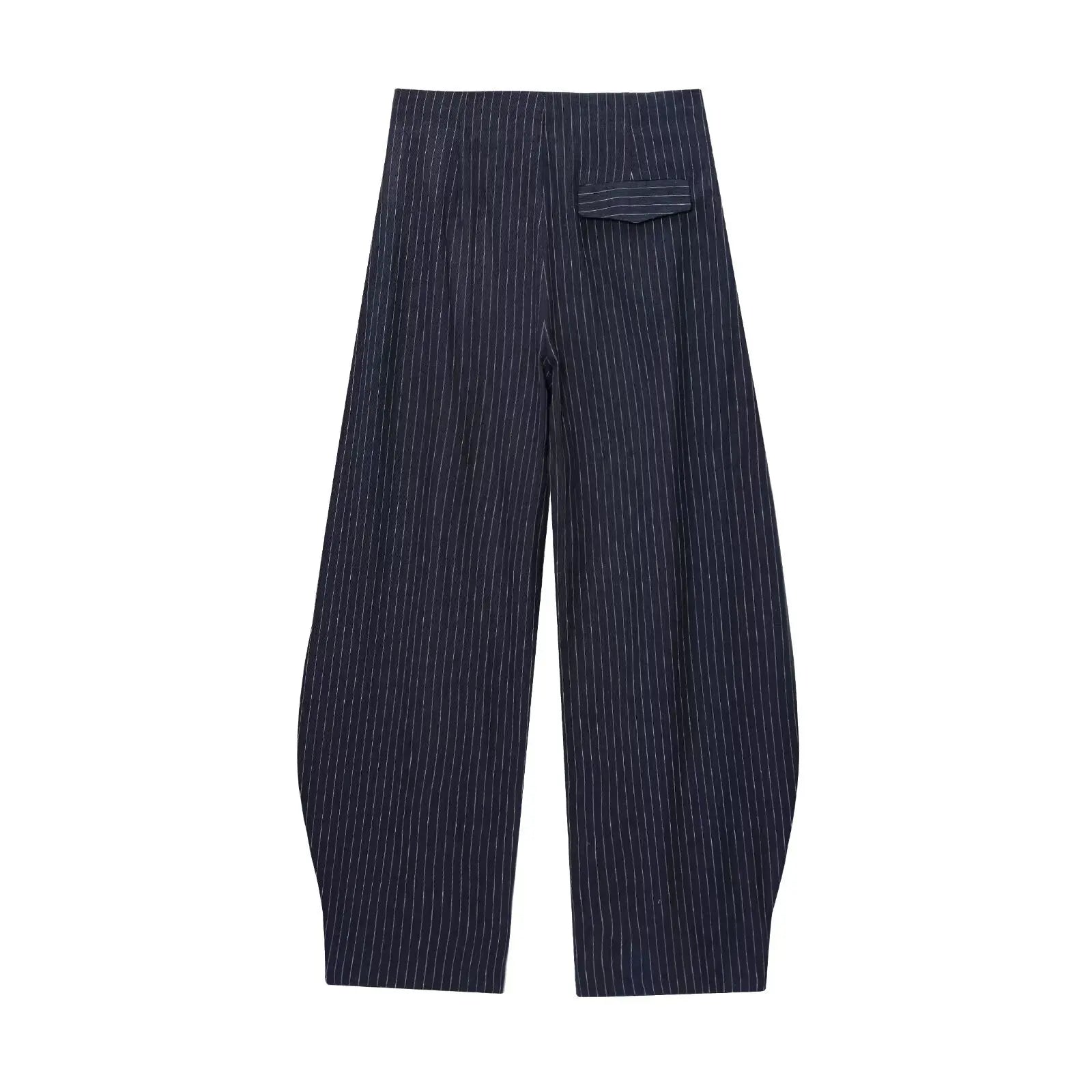 European and American style 2025 summer new women's clothing retro fashion casual versatile balloon style striped pants