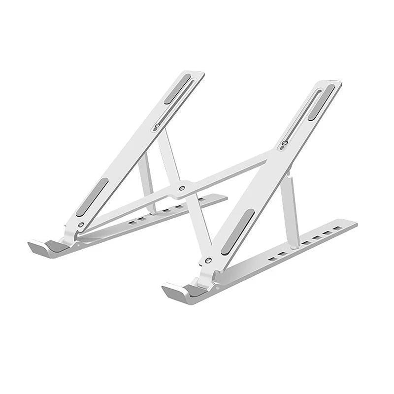 Aluminum Laptop Stand with Cooling - Adjustable Ergonomic Riser