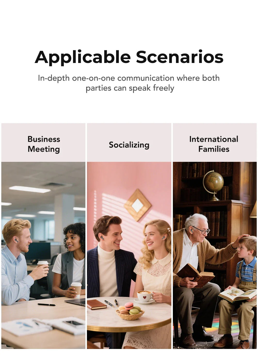 HTC NE40 Pro TranslateBuds™ – AI-Powered Ultra HD Earphones