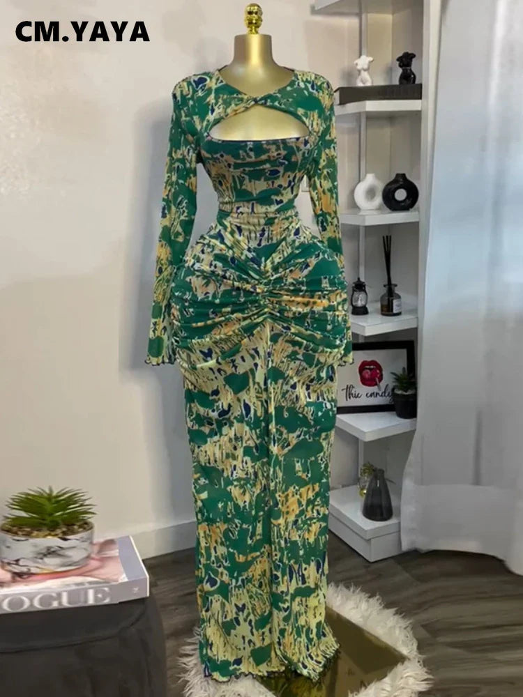 Women Draped V-neck Cutout Front Ruched Stacked Bodycon Midi Long Maxi Dress 2025 Night Club Party Vestidos Sexy Dresses