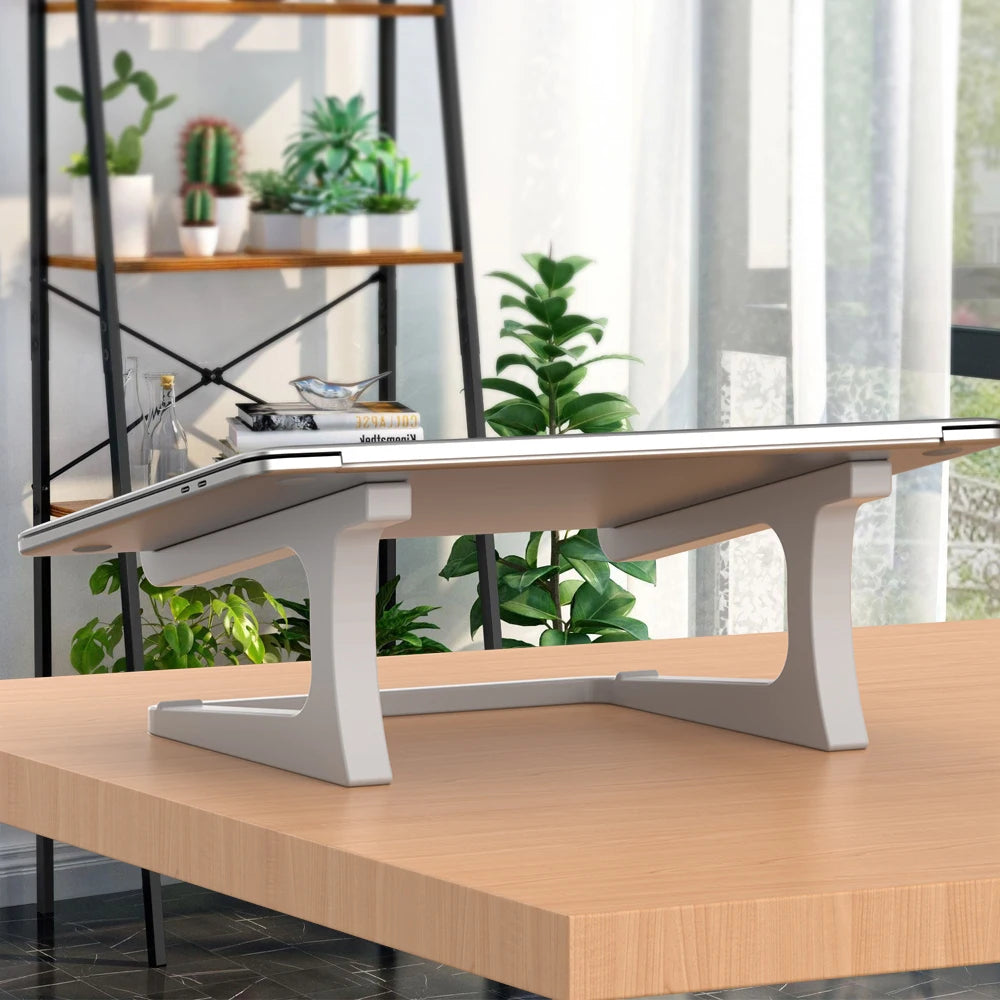 Ergonomic laptop stand with keyboard stand - portable desktop lift, suitable for MacBook, PC, tablet - sturdy