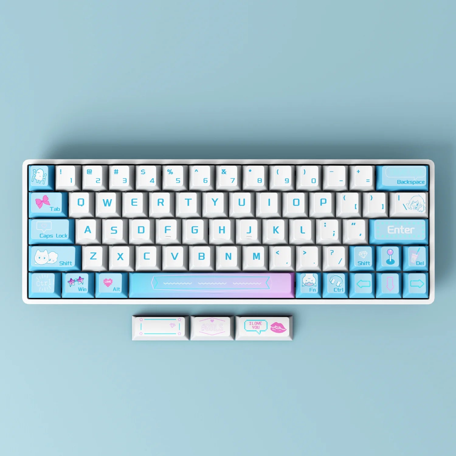 Sikakeyb Castle HM66 66Keys 60% Compatible With GH60 Wired Type-C