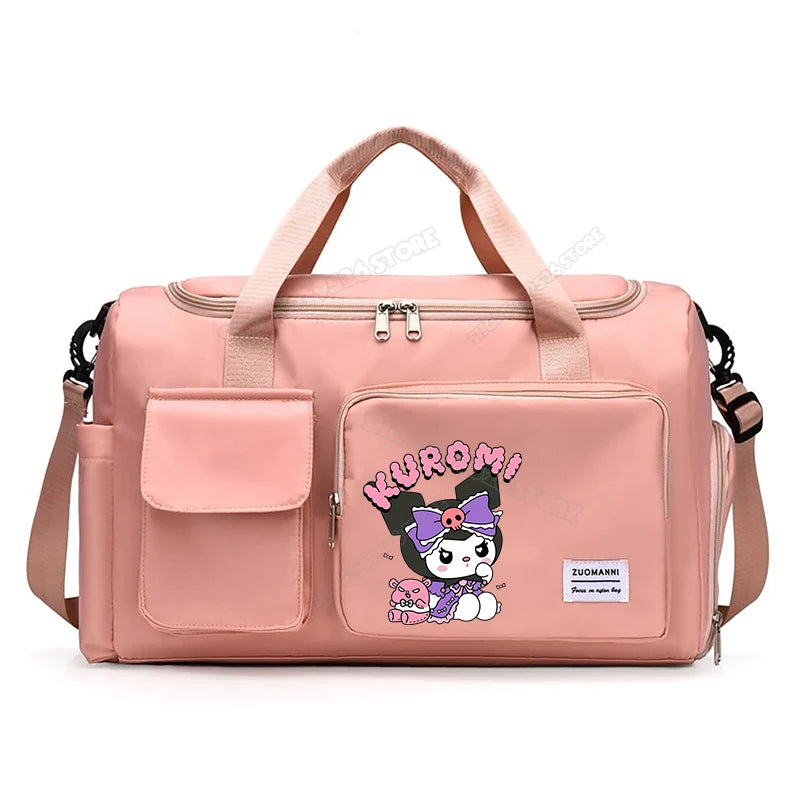 Hello Kitty Kuromi Carry on Travel Bag