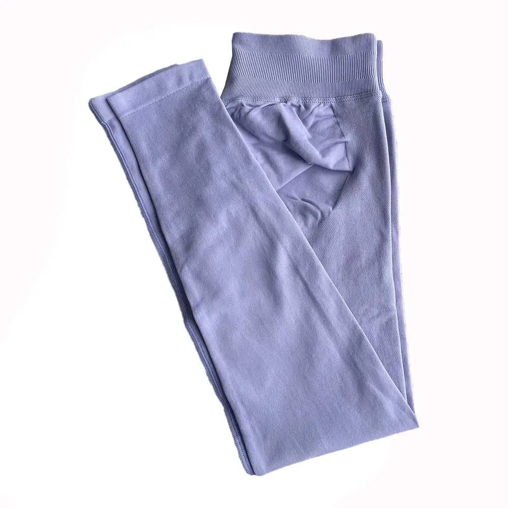 Leggings Women Dfyoga Seamless Sports Yoga Pants Low Ribbed Band Gym clothes Fitness Workout wear Scrunch Bum Tights