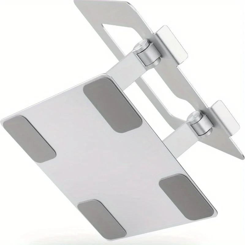 1pc Ergonomic and Foldable Laptop Stand for Desk, Adjustable Riser, Fits all Laptops and Notebooks up to 17.3 Inch