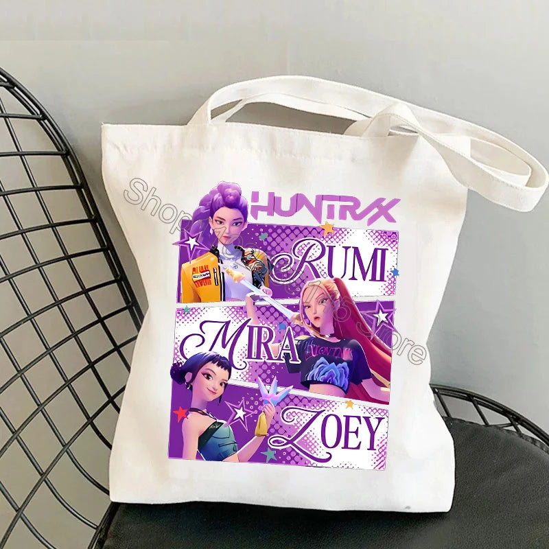 Cute Anime Canvas Handbag