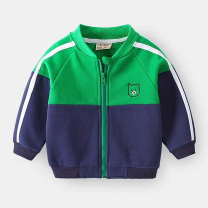 Cute Boy Baseball Jacket for Kids