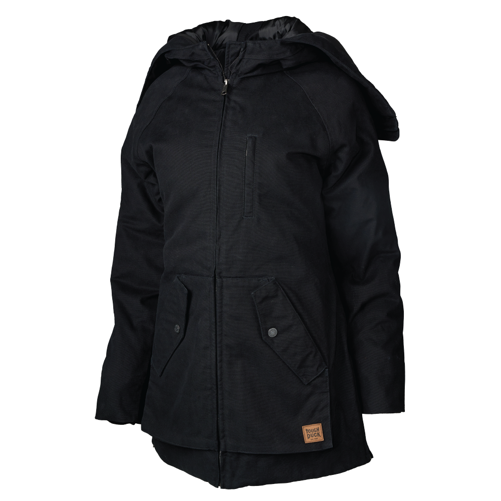 WJ48 - Women's Lined Duck Parka With Convertible Hood
