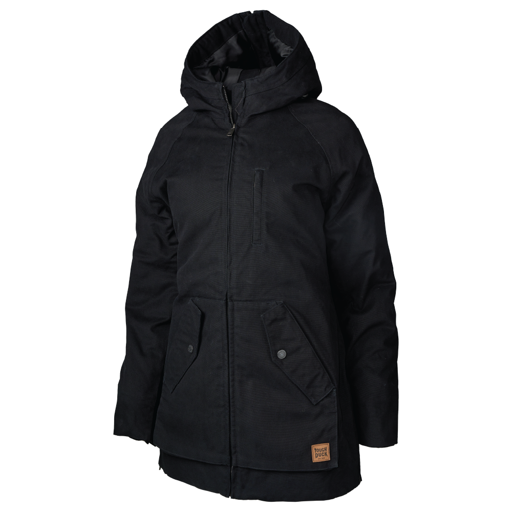 WJ48 - Women's Lined Duck Parka With Convertible Hood