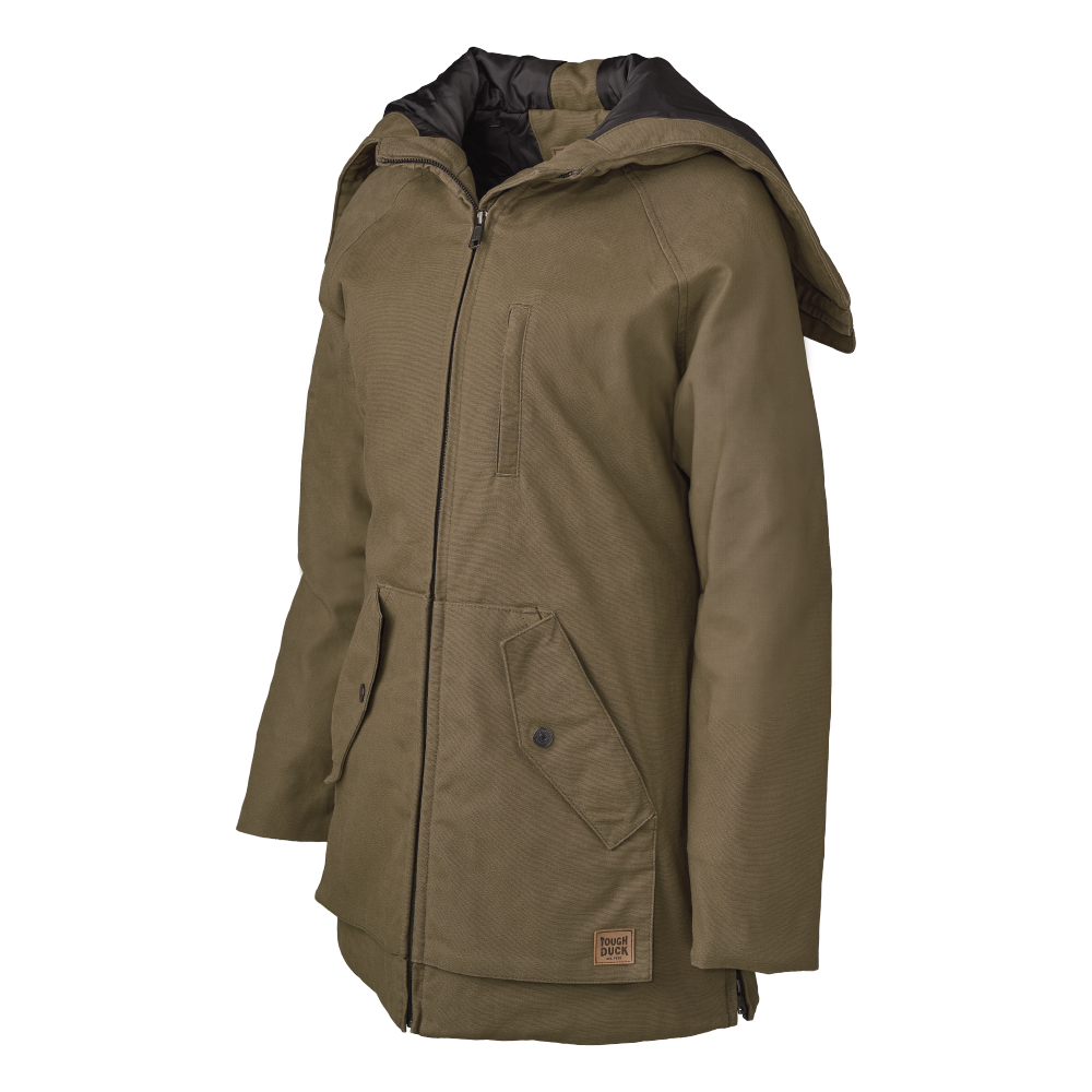 WJ48 - Women's Lined Duck Parka With Convertible Hood