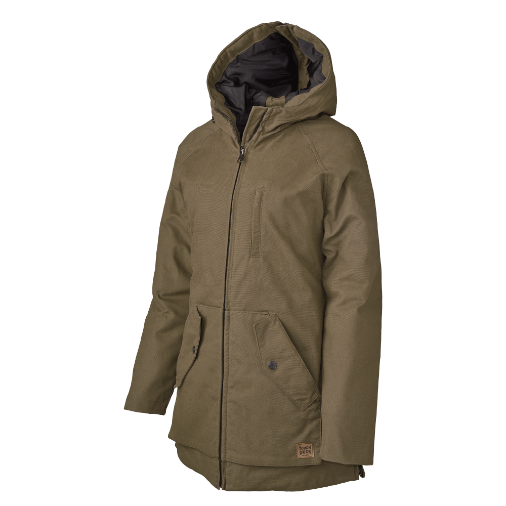 WJ48 - Women's Lined Duck Parka With Convertible Hood