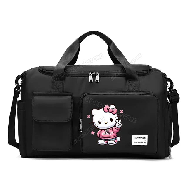 Hello Kitty Kuromi Carry on Travel Bag
