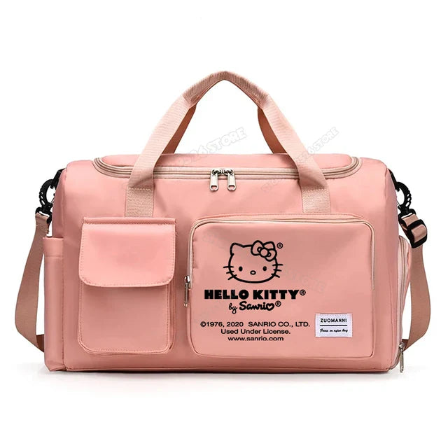 Hello Kitty Kuromi Carry on Travel Bag