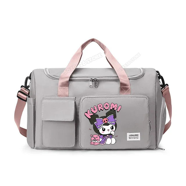 Hello Kitty Kuromi Carry on Travel Bag