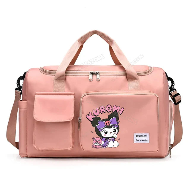 Hello Kitty Kuromi Carry on Travel Bag