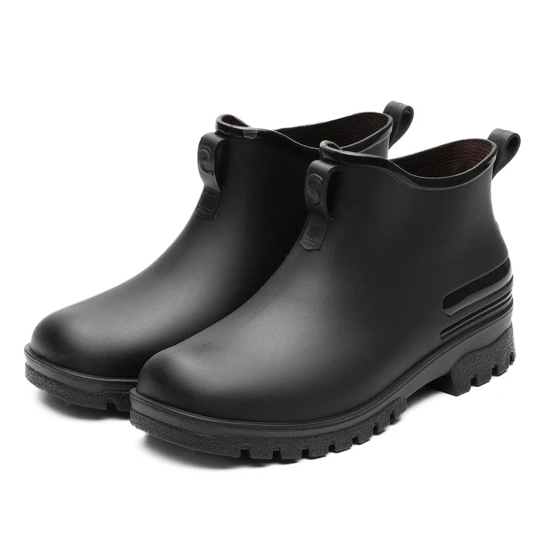 Women's Waterproof Rain Boots PVC Short Tube | Stylish Garden Shoes