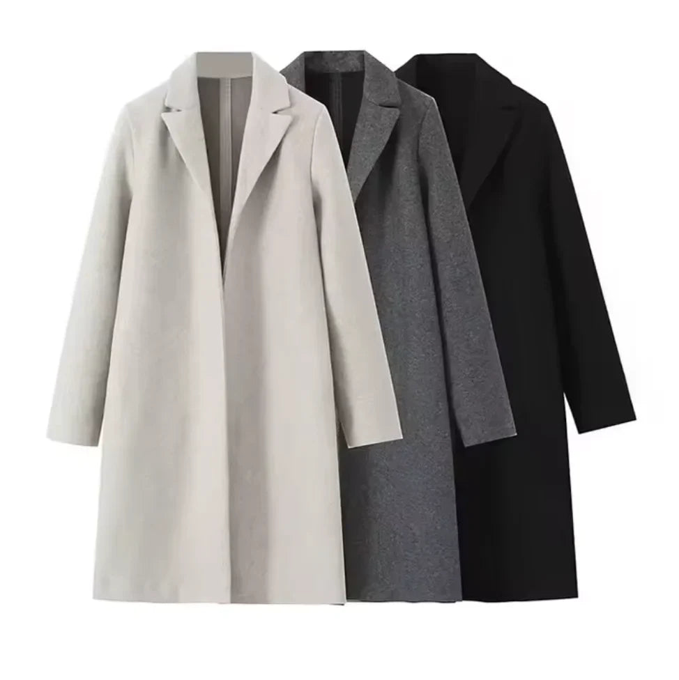 Wool Trench Coat Women | Vintage Chic Outerwear