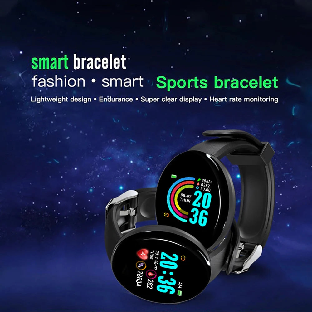 D18 Smart Watch Men Smart Bracelet Smartwatch Waterproof Smart Touch Screen Smart Watch Woman Inteligente Bluetooth Watch New