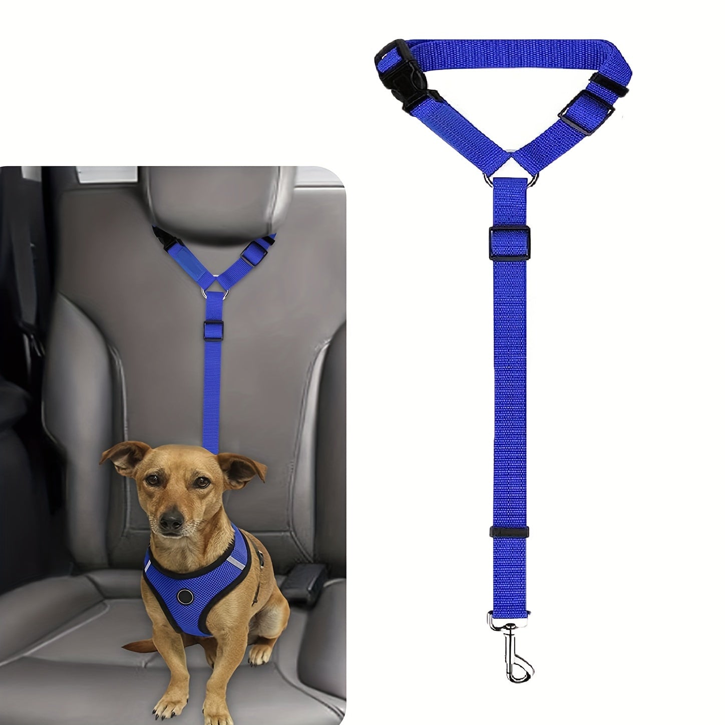 1pc Dog Seat Belt For Vehicle Secure, Pet Car Tether Safety Leash For Dogs In Vehicles, Dog Seatbelt Tether, Dog Seat Belt Buckle, Dog Car Seat Belt Christmas Gift