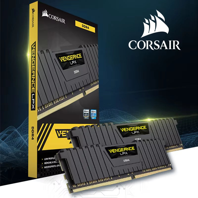 Corsair Original Vengeance LPX 16GB 8GB 32GB 36GB DDR4 DRAM 3200Mhz 3600Mhz 4000Mhz Desktop Memory