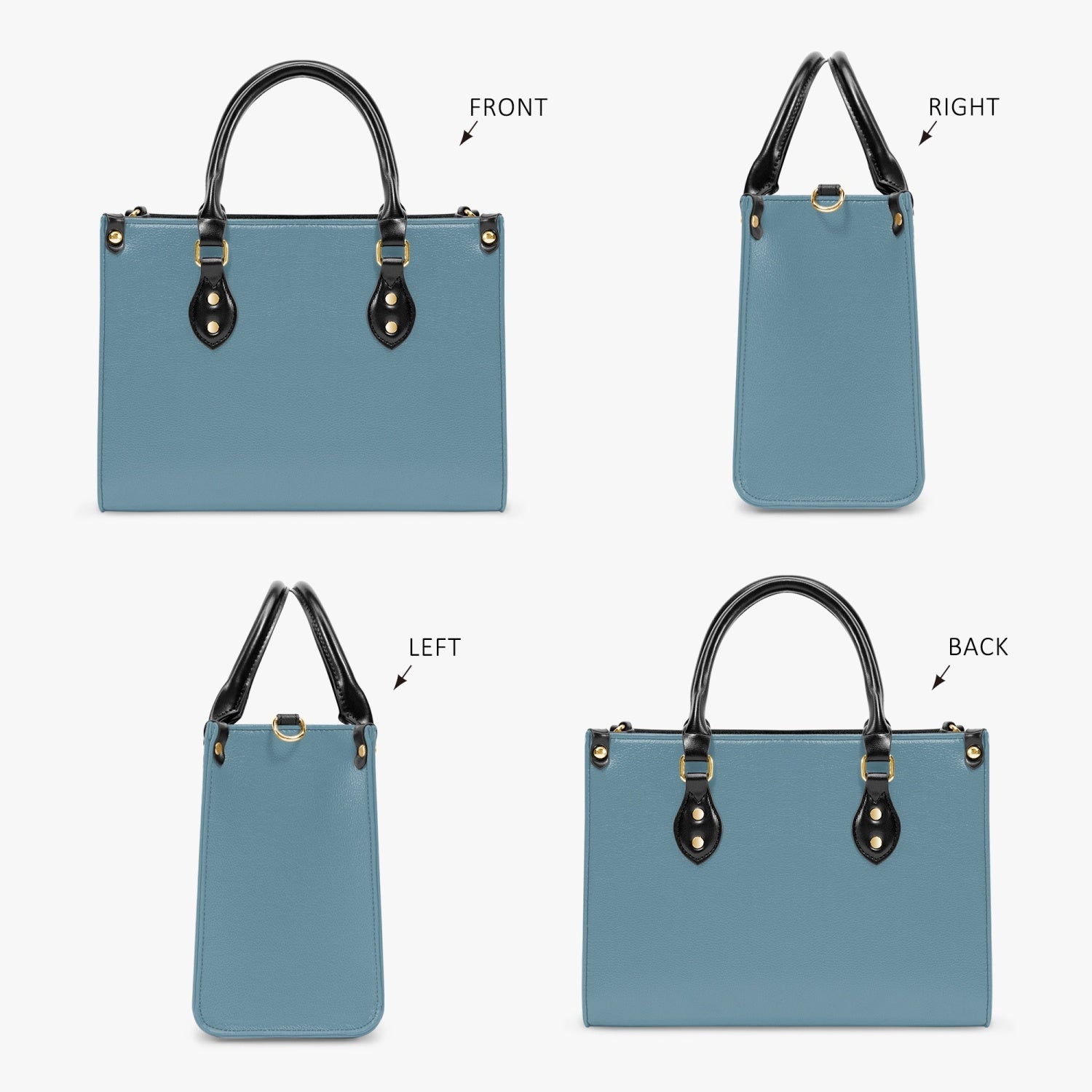 Elegant Classic Tote for Women Teal