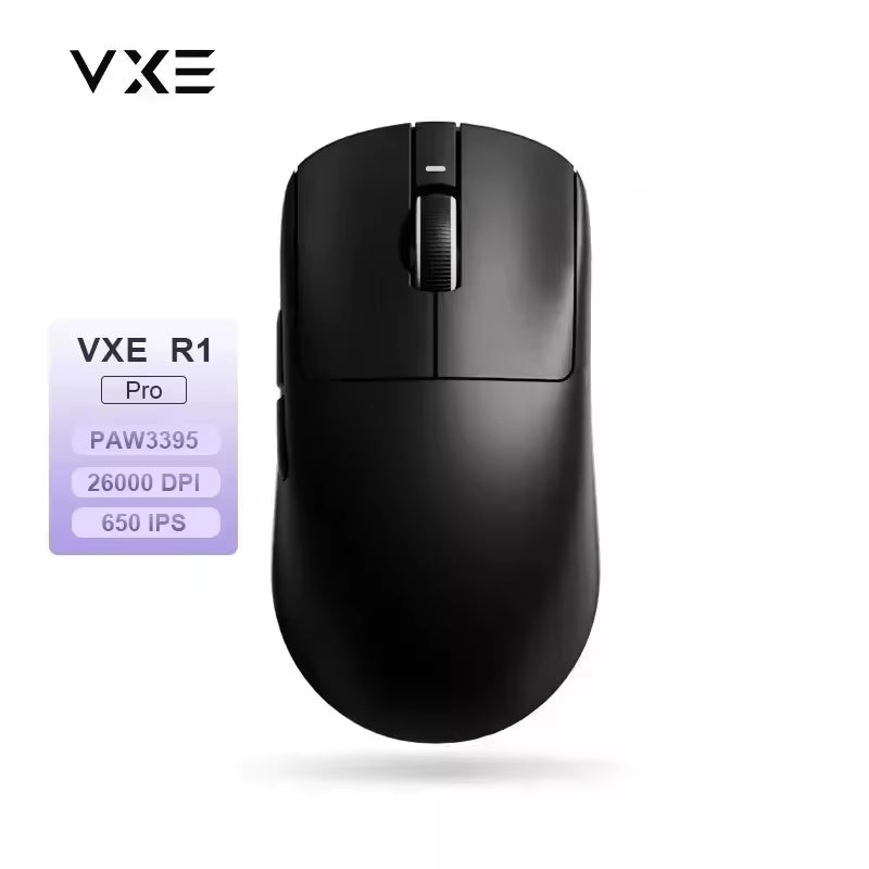 Vxe Dragonfly R1 Promax Gaming Mouse Bluetooth Mouse Rechargeable Gamer Paw3395 Lightweight Ergonomic Wireless Mouse Esport