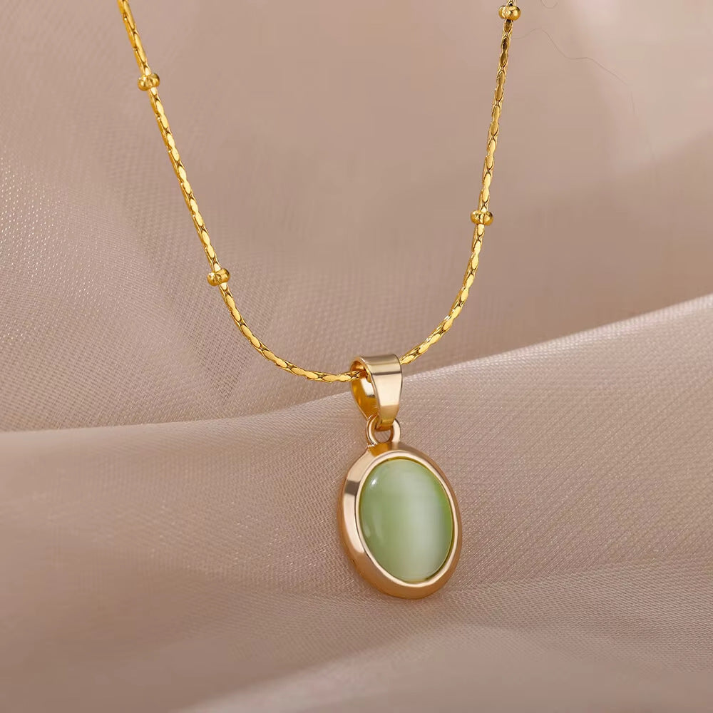 Green Opal Necklace