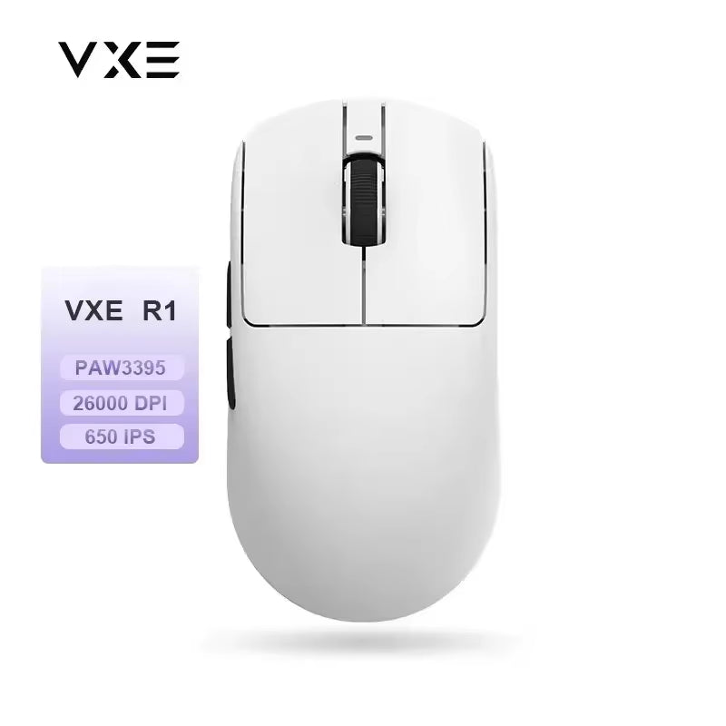 Vxe Dragonfly R1 Promax Gaming Mouse Bluetooth Mouse Rechargeable Gamer Paw3395 Lightweight Ergonomic Wireless Mouse Esport