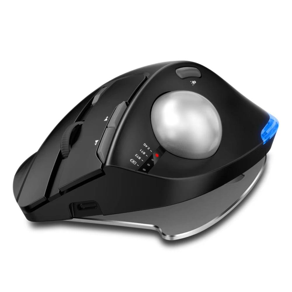 F33/F26C/F35B Trackball Mouse/ Bluetooth Ergonomic Mouse 2.4G Wireless Rechargeable Rollerball Mice for PC Office Drawing