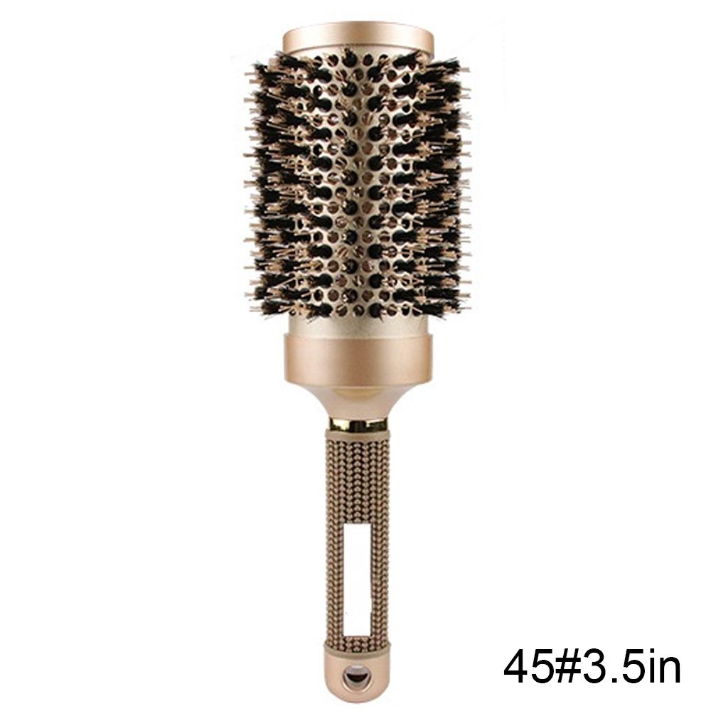 Nano Thermal Ceramic Round Hair Brush with Boar Bristles