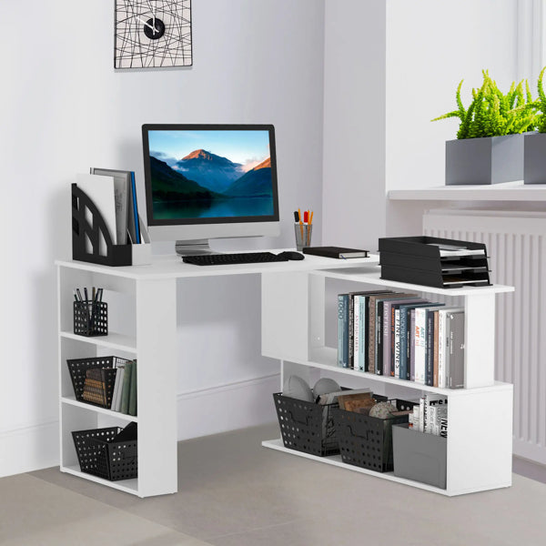 Multi-Level Writing Desk with Storage Organizer