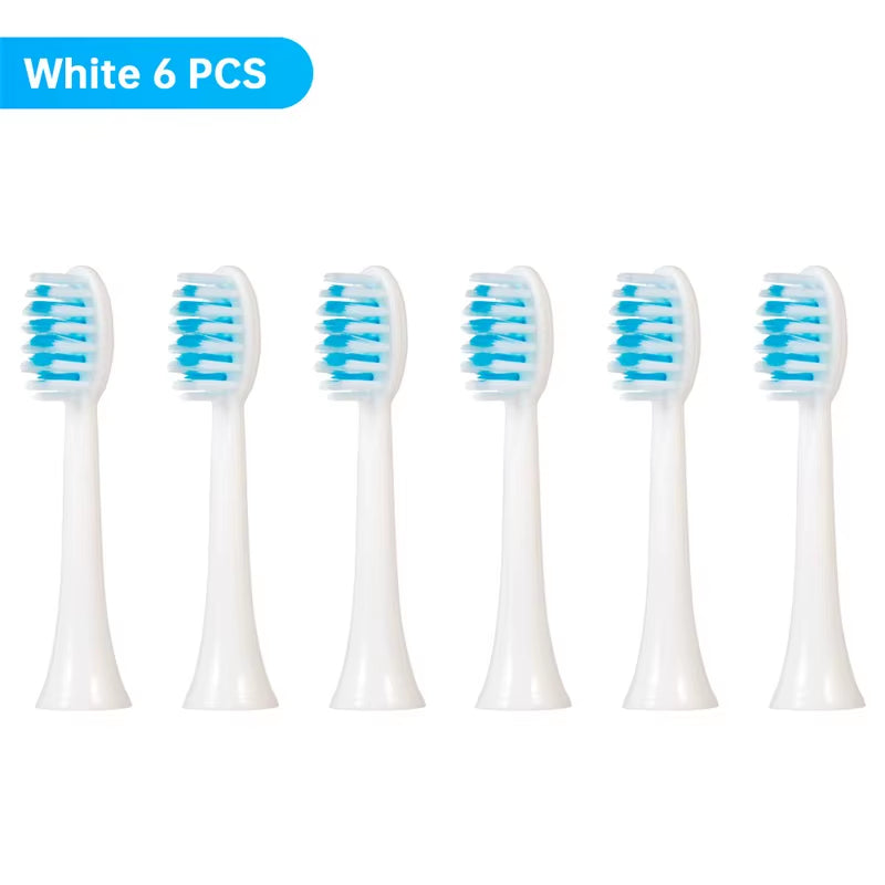 Sonic Whitening Toothbrush | USB Rechargeable, Waterproof Electronic with 4x Brush Heads