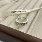 Small Colored Love Zircon Ring
