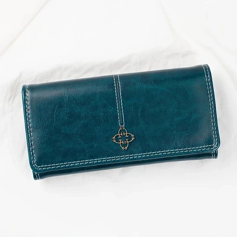 Elysia Women's Long Leather Wallet