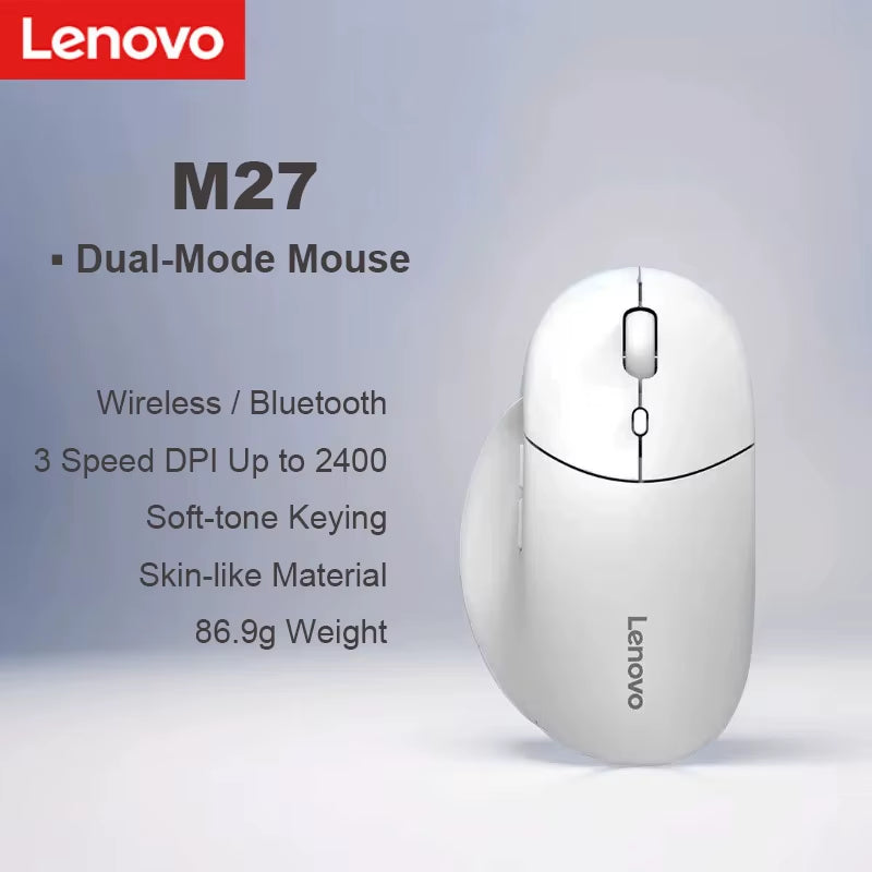 M27 Wireless Bluetooth Mouse Soft Tone Mouse Ergonomic Design Right Hand Mouse