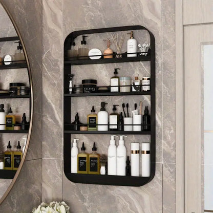 Elegant Wall-Mounted Toilet Shelf for Bathroom Organization