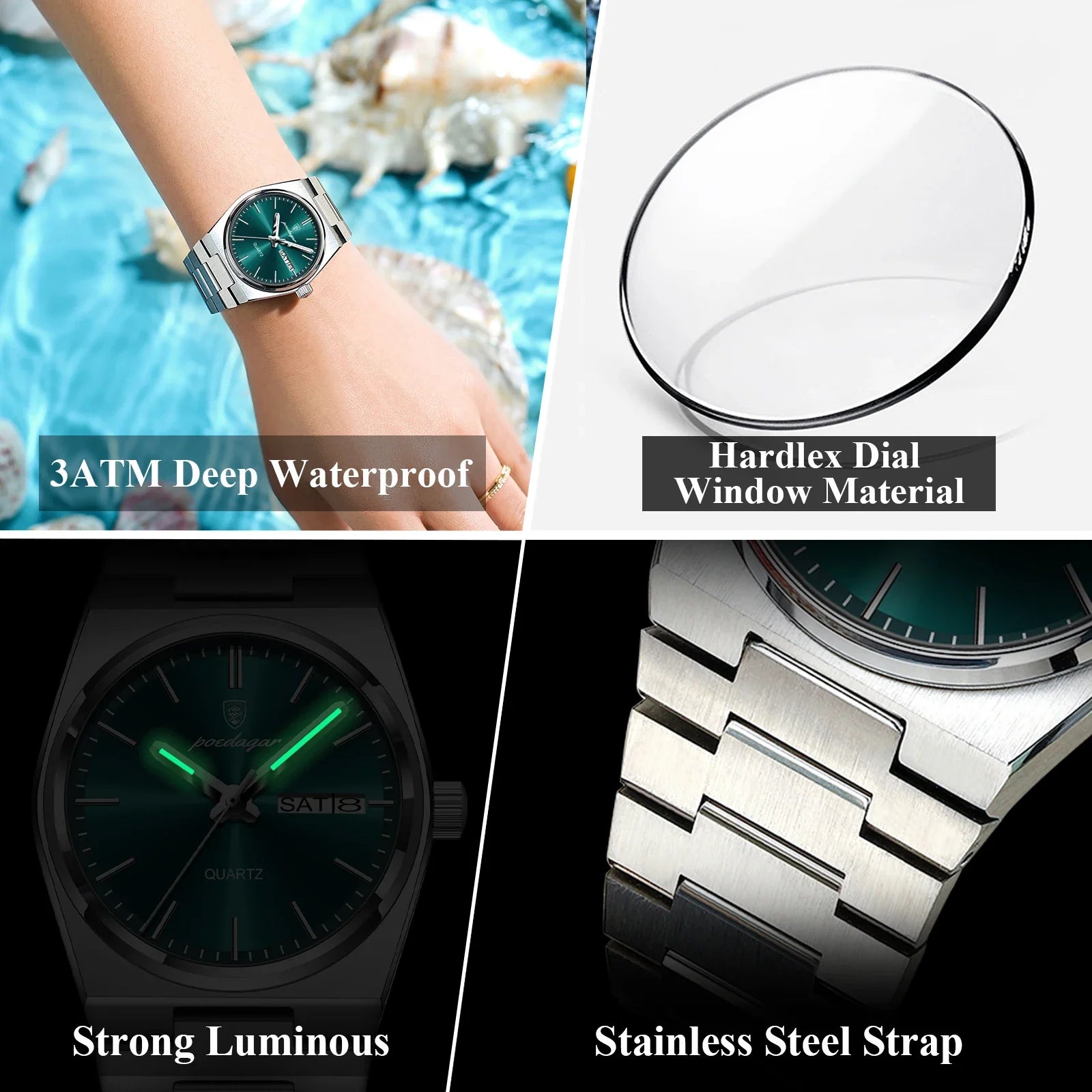 Elegant Women's Waterproof Quartz Watch