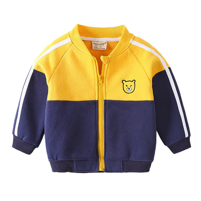 Cute Boy Baseball Jacket for Kids