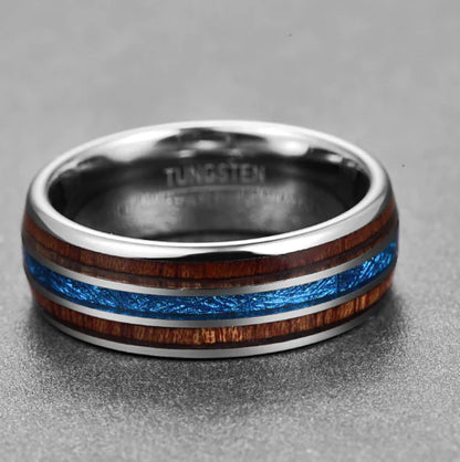 Modern Tungsten Commitment Rings
