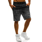 Large Solid Color Micro Stretch Casual Shorts
