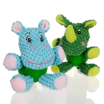 Pet Plush Toy, Durable Rubber Chew Toy for Dogs